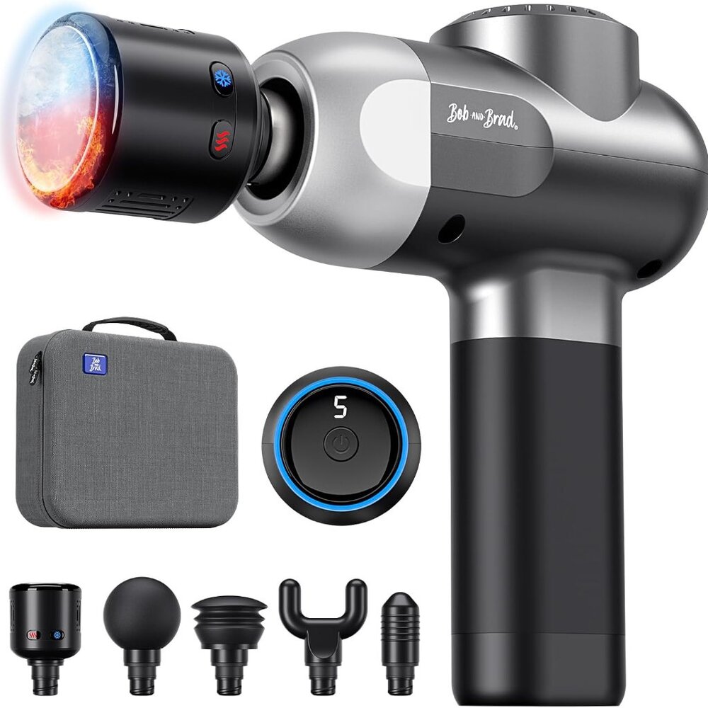 C2 Pro Massage Gun with Heat and Cold Therapy